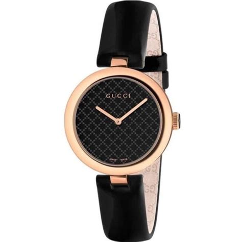 gucci ladies watches with leather straps|Gucci watch black leather strap.